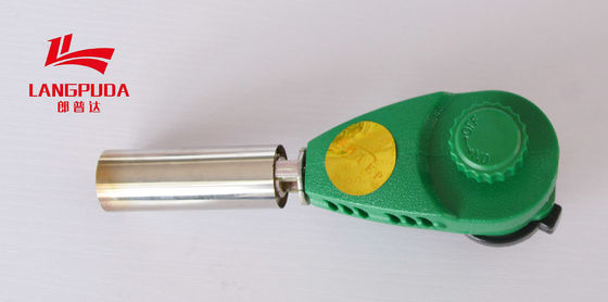 Groene Roestvrij staal Plastic 16cm Gas het Verwarmen Toorts