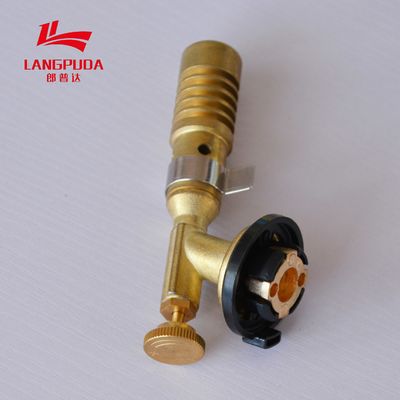 Ce-Butagas van de het Kanon Ceramische Pijp van de Messings het Plastic 12cm Draagbare Vlam